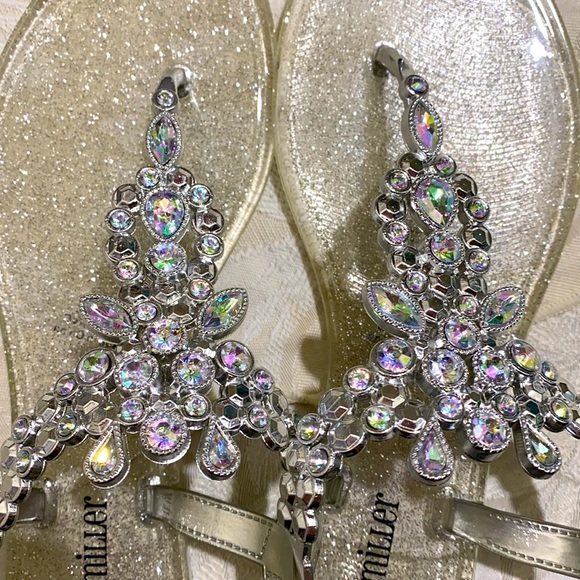 MEGA BLING Sandals NWOT - Picture 7 of 7